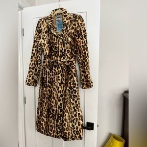L.A.M.B Gwen Stefani vintage leopard cheetah print coat